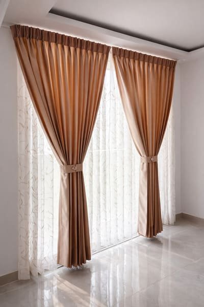 Cortina tipo cortinas hoteleras