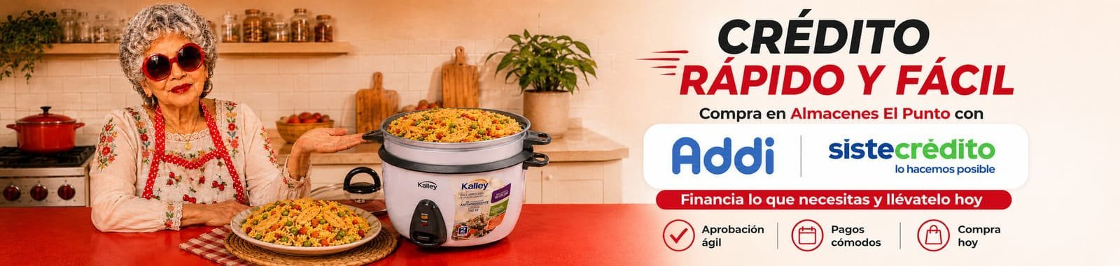 Financia tus compras en Almacenes El Punto
