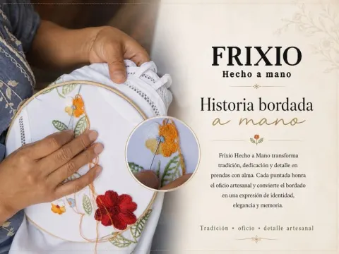 La historia bordada de Frixio